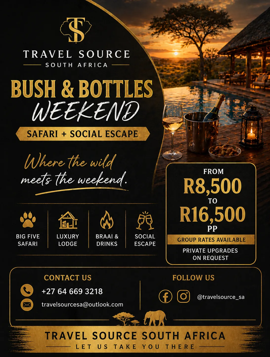 Bush & Bottles Weekend