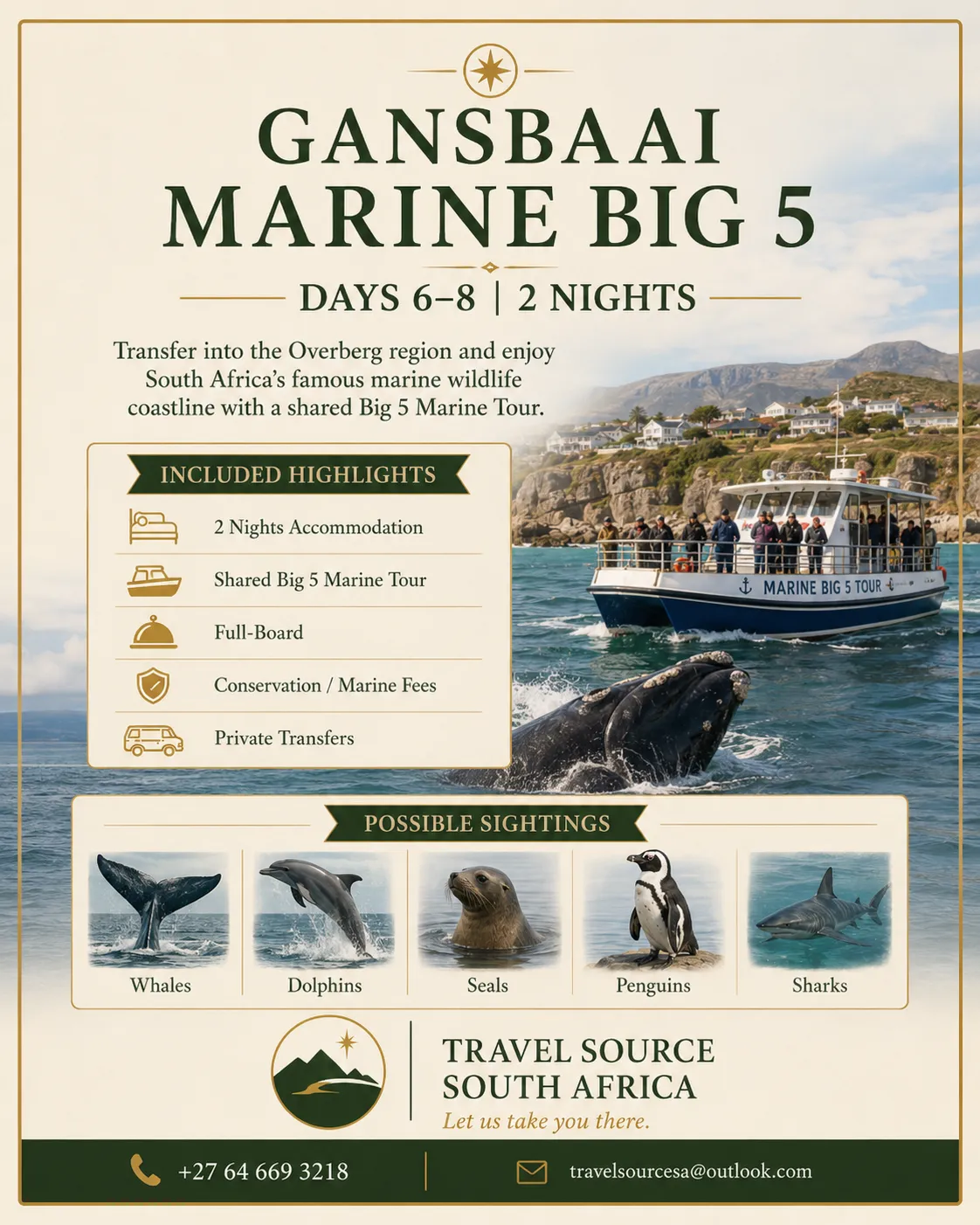 Gansbaai Marine Big 5