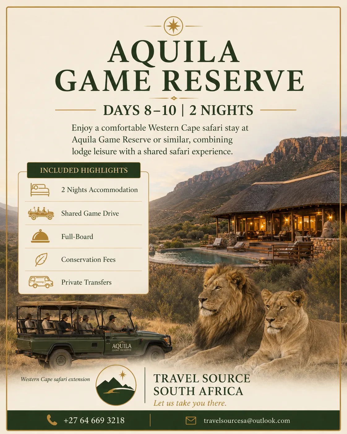 Aquila Game Reserve — Cape Big 5