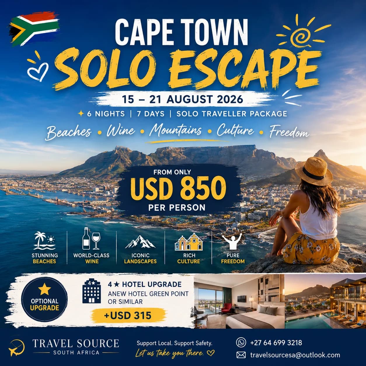 Cape Town Solo Escape