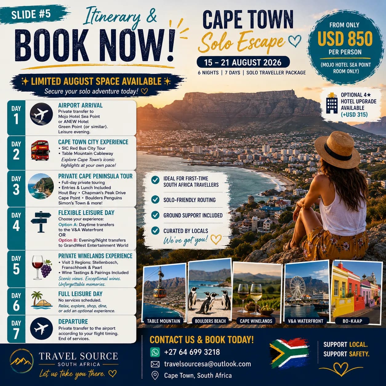 Itinerary & Booking